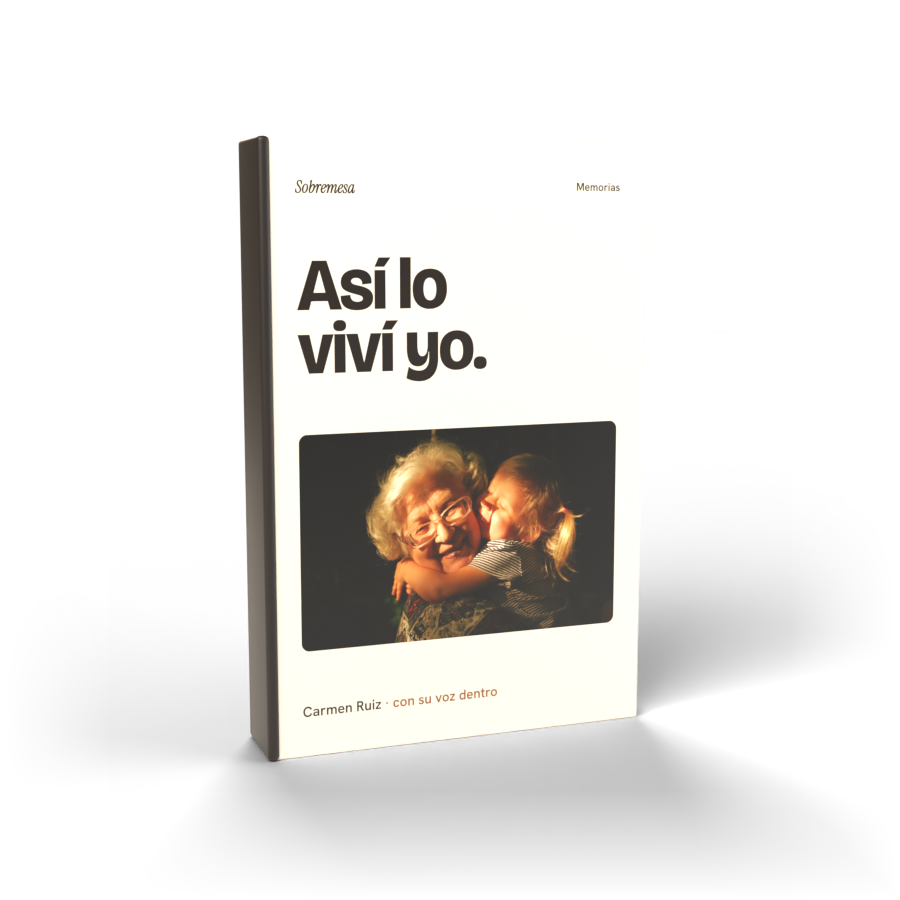 Libro con portada moderna: Así lo viví yo